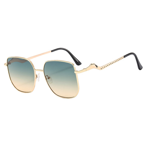 Damen quadratischeDesigner-Sonnenbrille mit dekorativen Akzenten Karnz