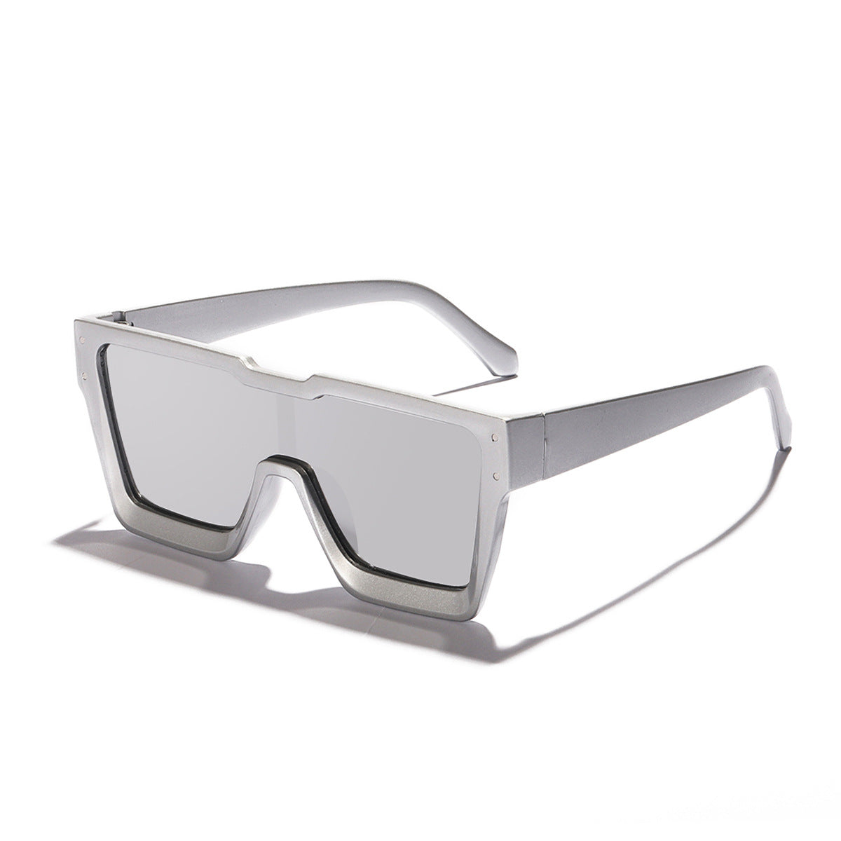 Damen statement Sonnenbrille mit breitem Rahmen und UV-Schutz Karnz