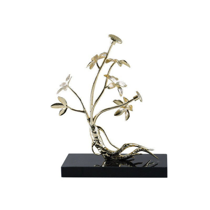 Elegante dekorative Blumen Skulptur