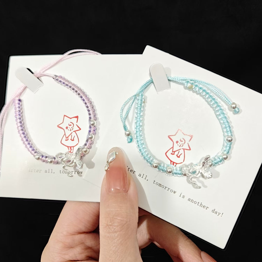 Verstellbares Schmetterlings Charm-Armband Karnz