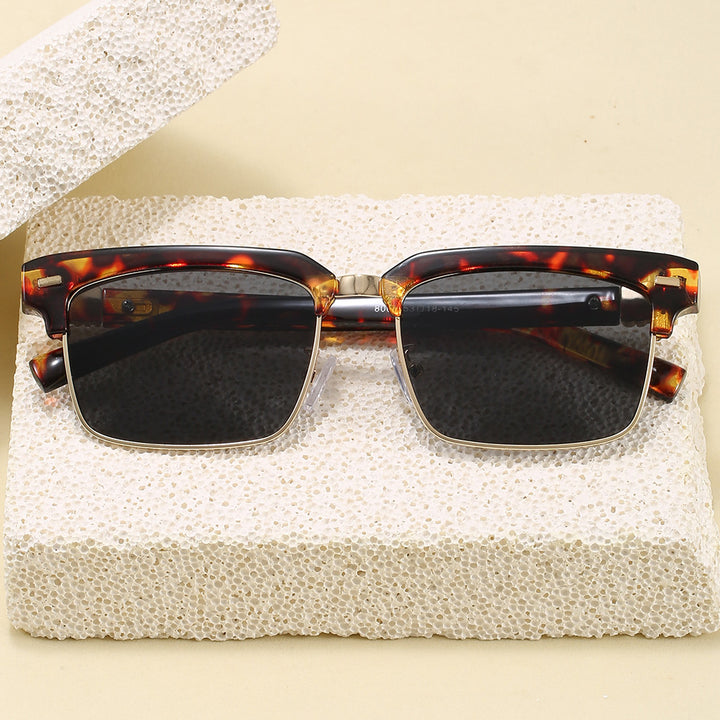Modische Sonnenbrille mit Quadratischem Rahmen und Stilvollem Design Karnz
