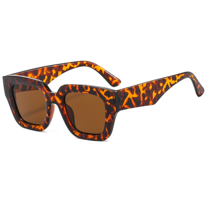 Damen Modische quadratische Sonnenbrille mit innovativem Design Karnz