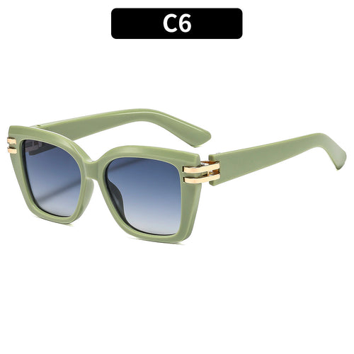 Elegante Übergroße Quadratische Rahmen Sonnenbrille  1787664505
