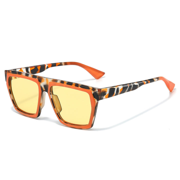 Chic Übergroße Geometrische Rahmen Sonnenbrille Karnz