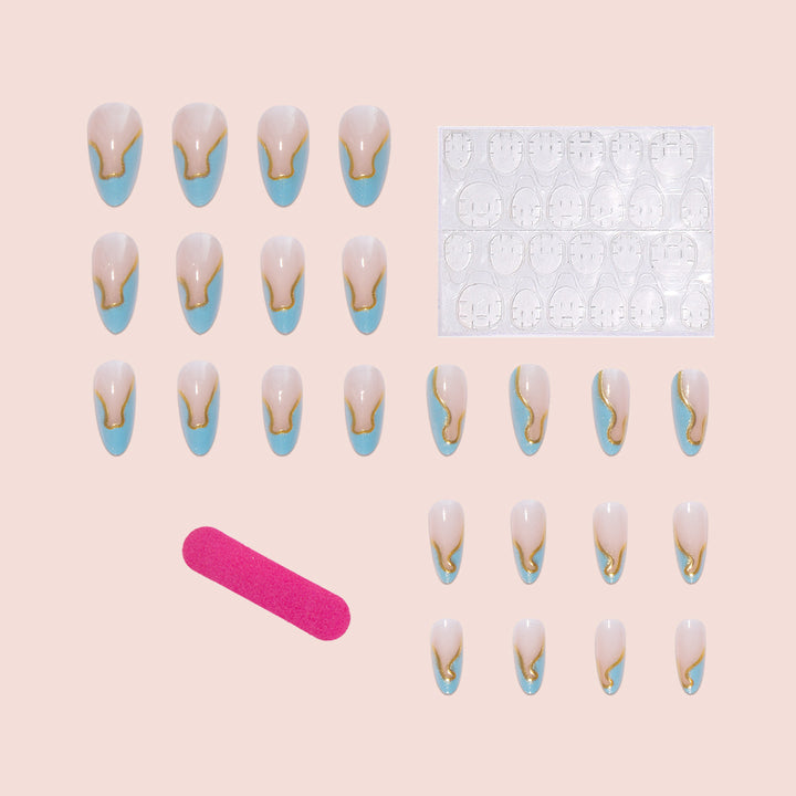 Elegante Kunstnagelspitzen mit stilvollem Design Karnz