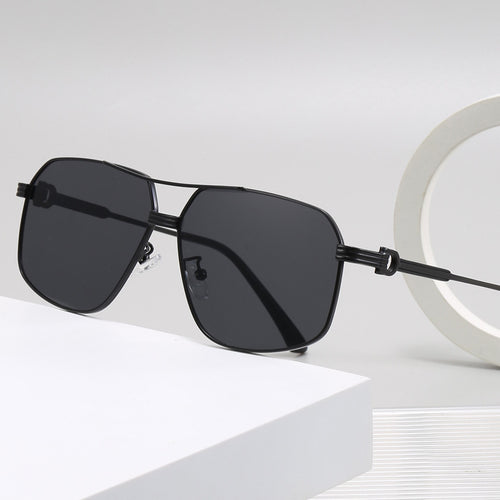 Damen stylische oversized Sonnenbrille mit diamantförmigem Rahmen Karnz