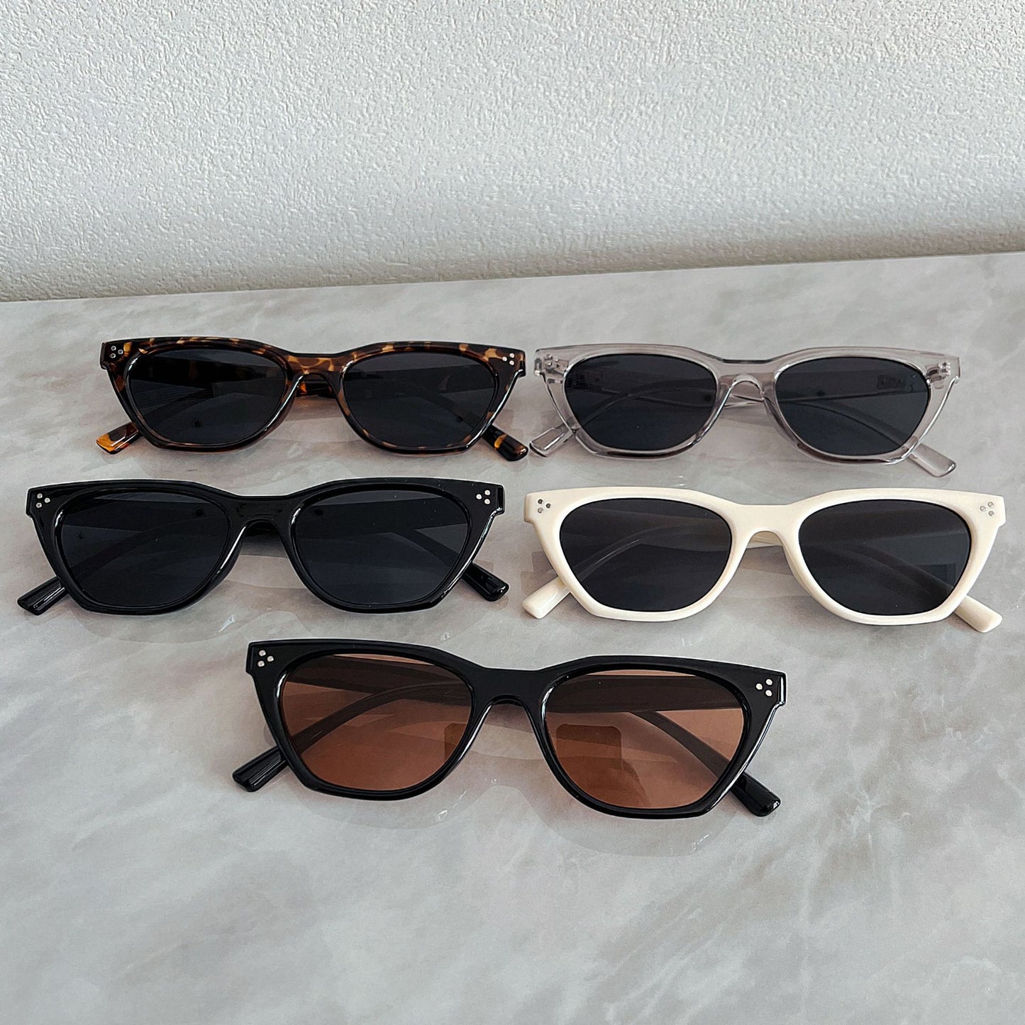 Damen modische Retro-Sonnenbrille mit elegantem Design Karnz