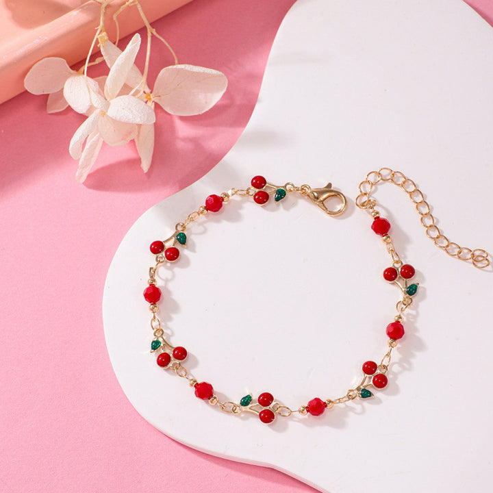 Kirschenblüten Charm-Armband Karnz