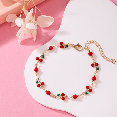 Kirschenblüten Charm-Armband Karnz