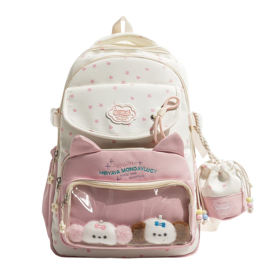 Stylische Wasserfeste Sternmuster Rucksack Karnz