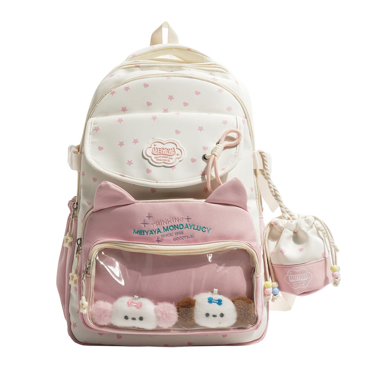 Stylische Wasserfeste Sternmuster Rucksack Karnz
