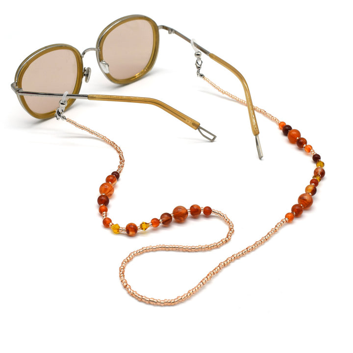 Handgefertigte Perlen Brillenband Kette Karnz