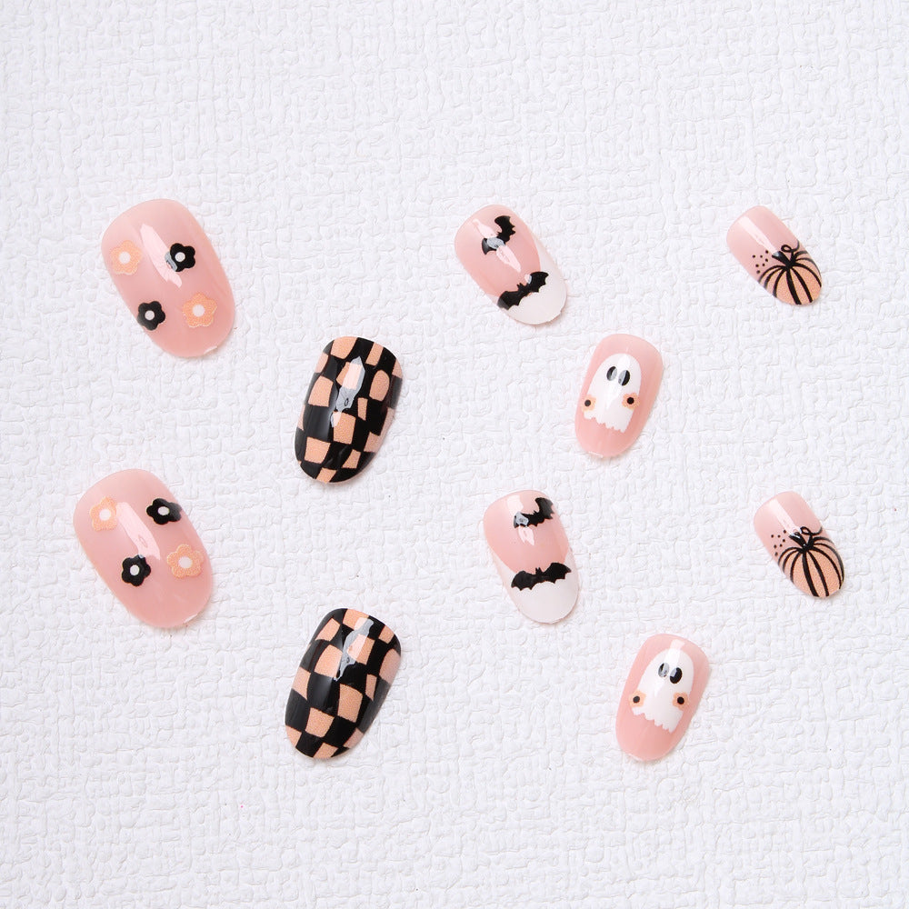 Halloween-Themen Press-On Nagelkunst Karnz 1787370325