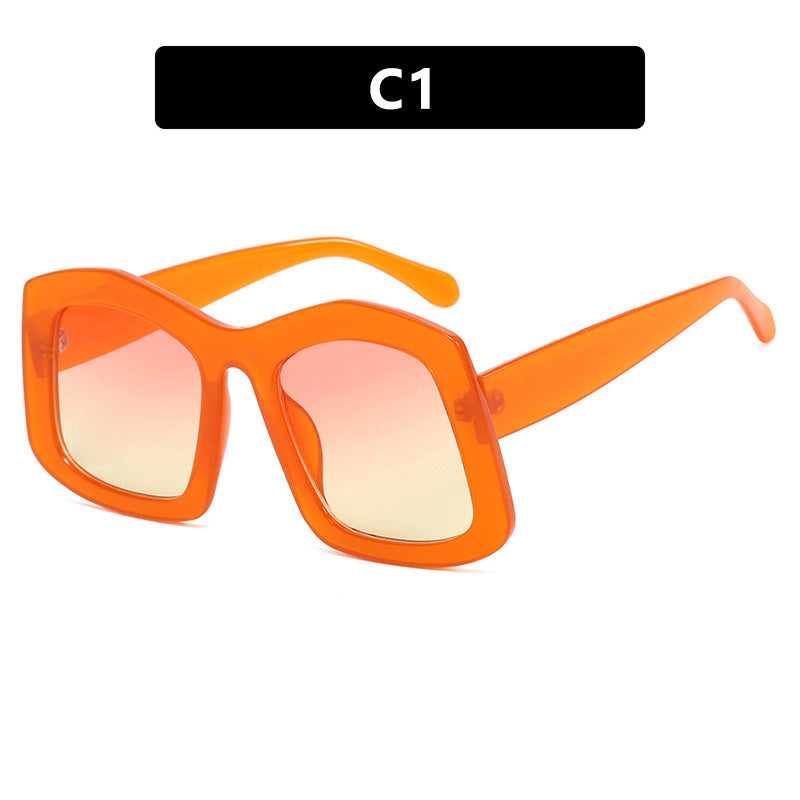 Damen große Sonnenbrille mit modischem Design und UV-Schutz Karnz