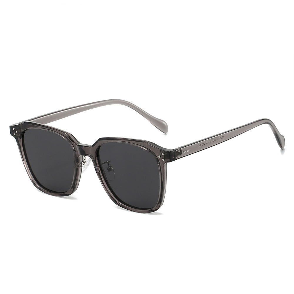Damen quadratische Sonnenbrille mit modernem Materialmix Karnz