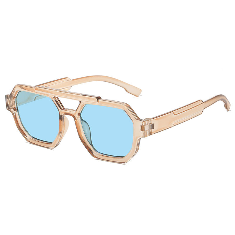 Stylische geometrische Rahmen Sonnenbrille Karnz