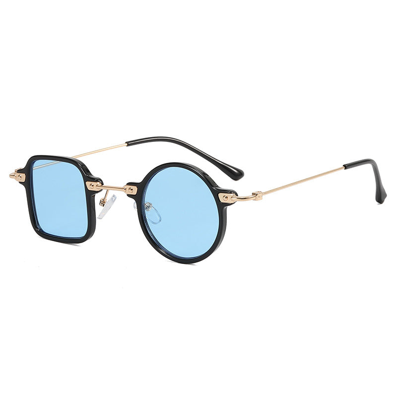 Damen elegante runde Hybridbrille mit quadratischem Design Karnz