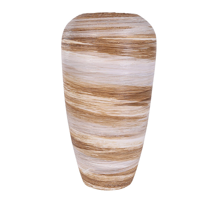 Künstlerische Spiraldesign Keramikvase Karnz