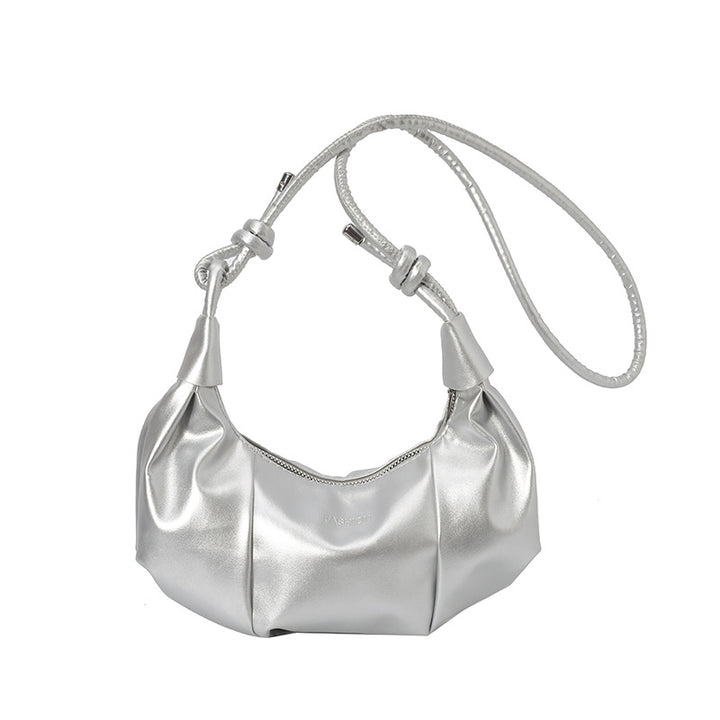 Stylische Falten Schultertasche Karnz