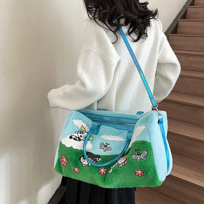 Stylische von Cartoons inspirierte Tragetasche Karnz