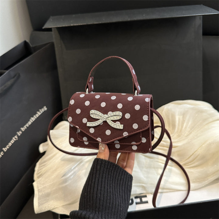 WoElegant Polka Dot Handtasche Karnz