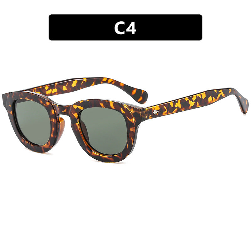 Damen stilvolle Cat-Eye Sonnenbrille mit elegantem Rahmen und polarisierenden Gläsern Karnz