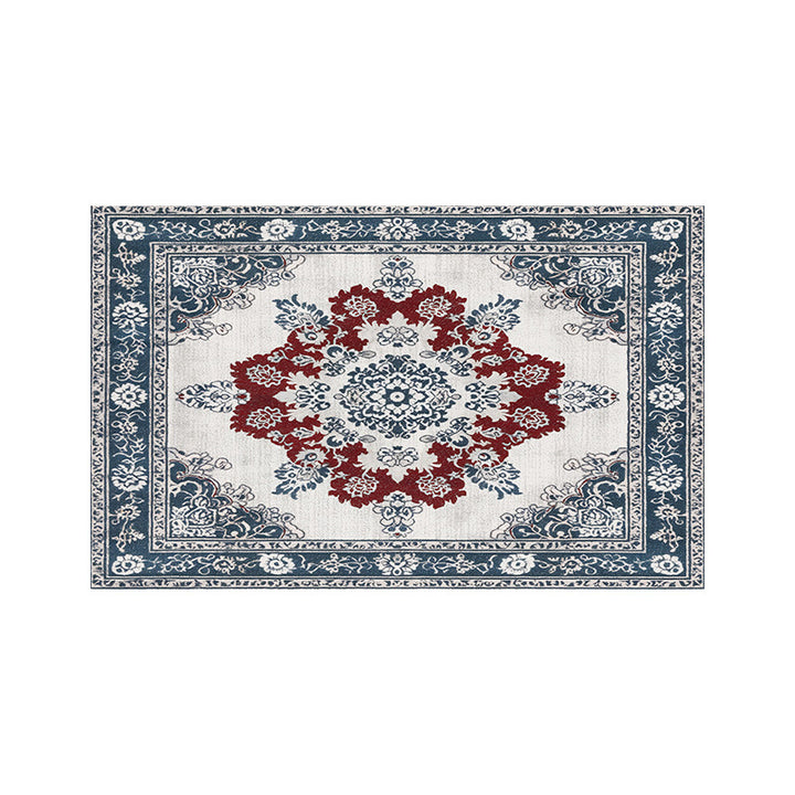 Vintage-inspirierter floraler Teppich Karnz