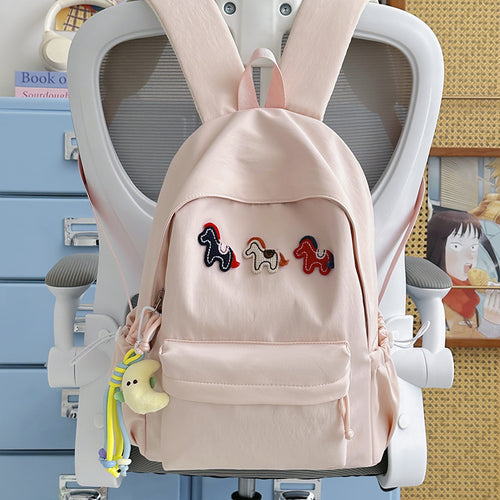 Niedlicher Tier-Stickerei-Rucksack