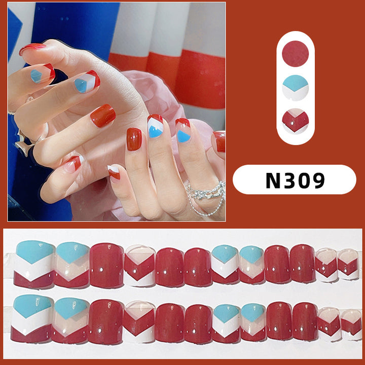 Künstlerisches Press-On Nageldesign Kit