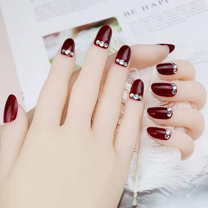 Elegante Stiletto Nagel Kunst Erweiterungen