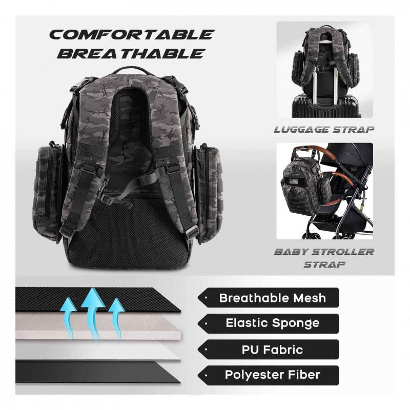 Taktischer Rucksack mit Multifunktionalen Fächern Karnz
