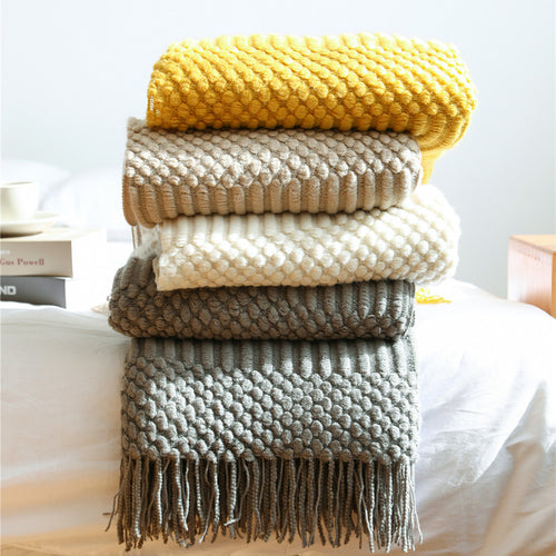 Stylische Texturierte Wurfdecke