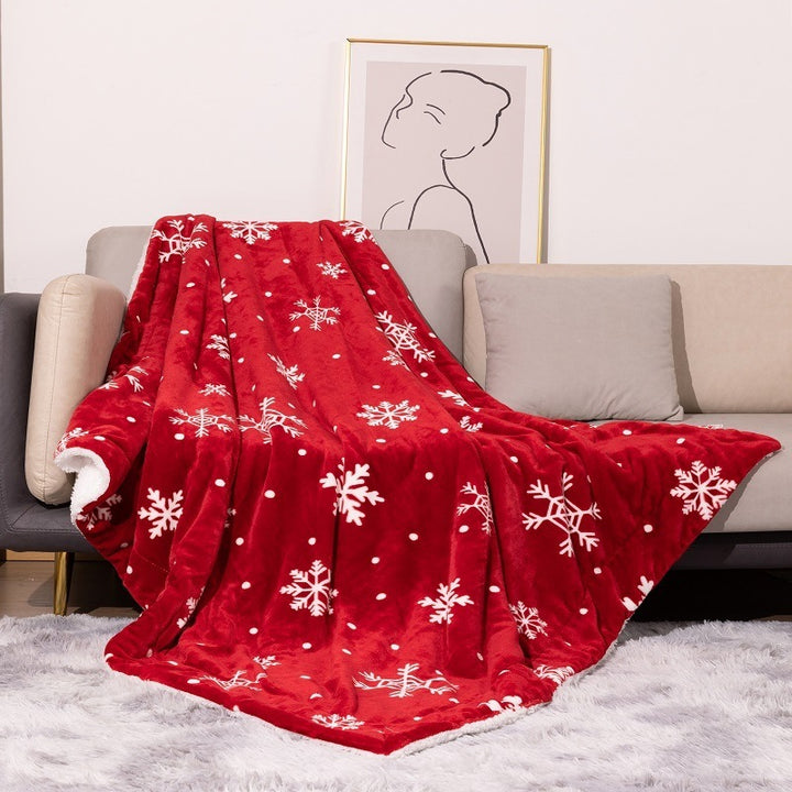Spaßige, urlaubsbezogene Plüsch-Fleece-Decke