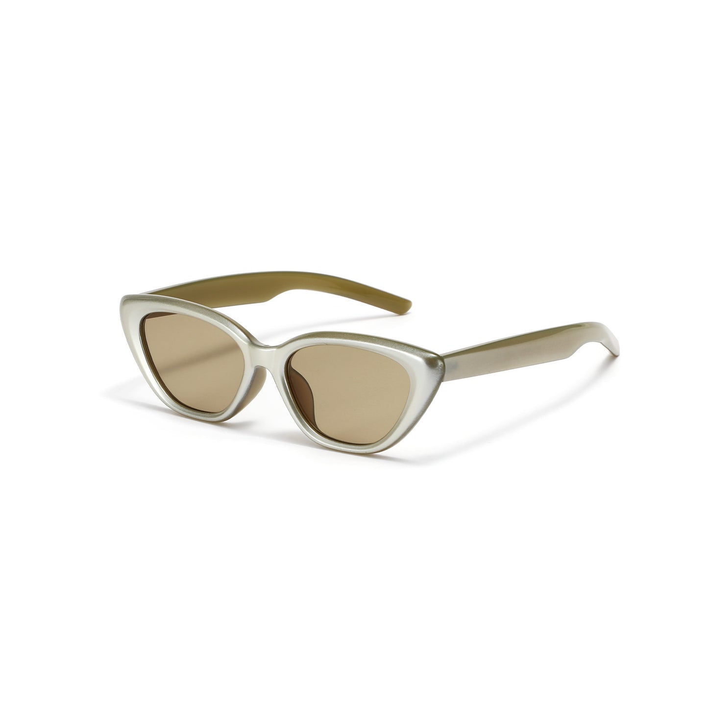 Damen Cat-Eye Sonnenbrille mit transparentem Design Karnz