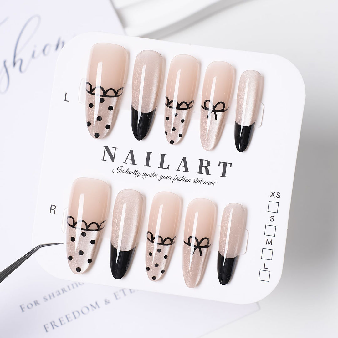 Press-On Leopardenmuster Nagelspitzen