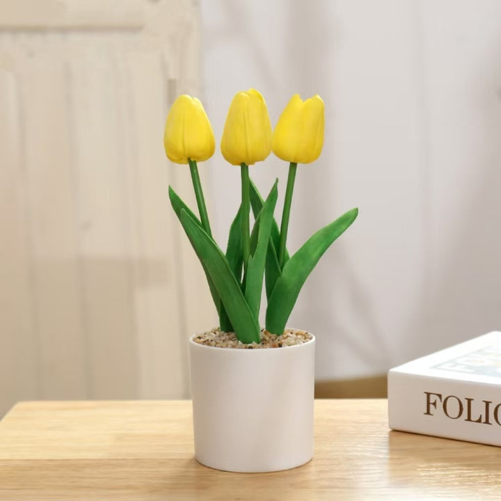 Realistisches Tulpenblumenarrangement