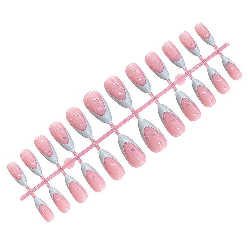 Elegante Stiletto Druck-Nagelspitzen Karnz