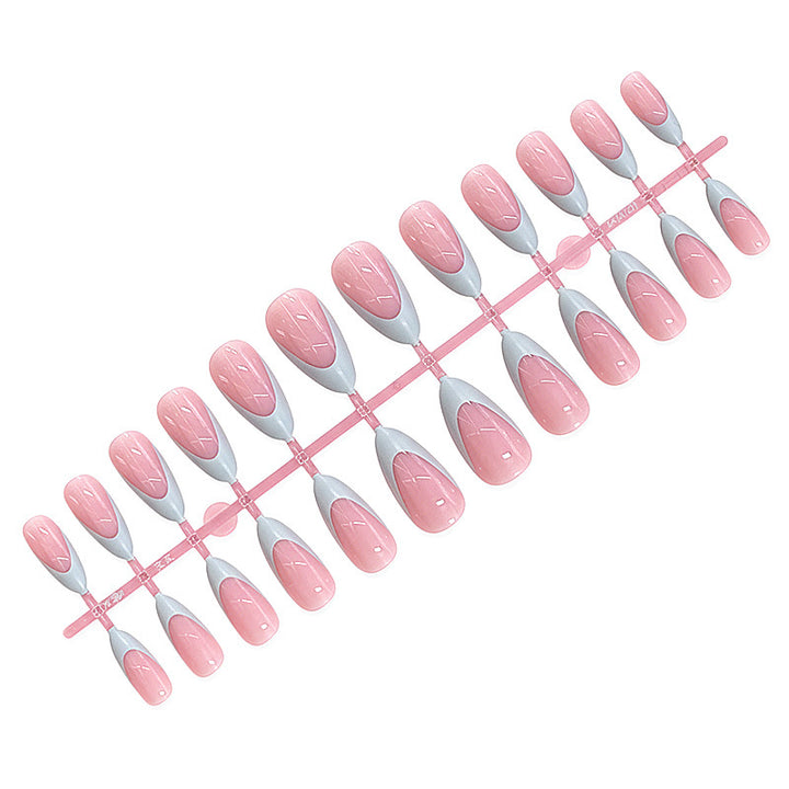 Elegante Stiletto Druck-Nagelspitzen Karnz