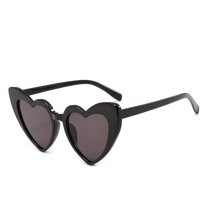 Herzförmige Mode-Sonnenbrille Karnz