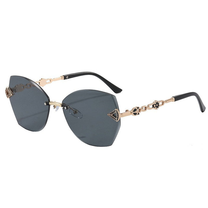 Elegante geometrische Statement-Sonnenbrille