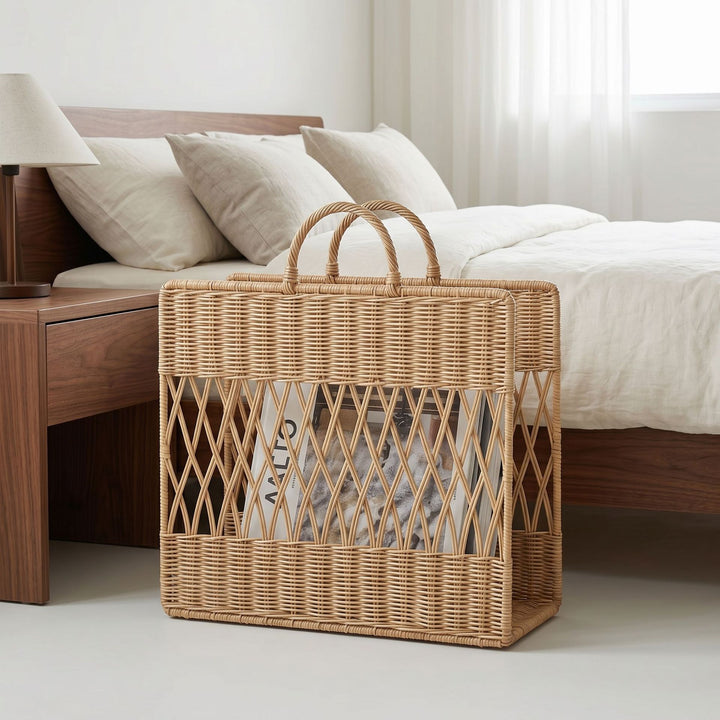 Kunstvolle Makramee Zeitschriftenhalter Karnz