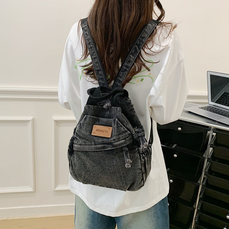 Multifunktionaler lässiger Kordelzug-Rucksack Karnz