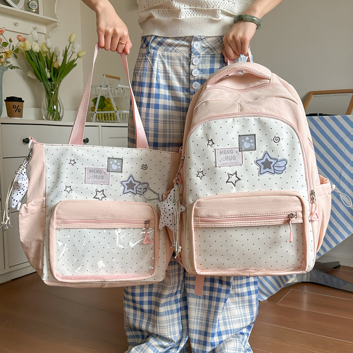 Verspielt Dekorativer Grafischer Rucksack Karnz