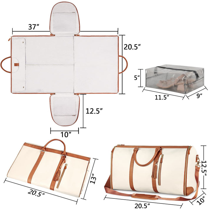 Stilvolle Reise-Tasche mit Integriertem Anzugfach Karnz