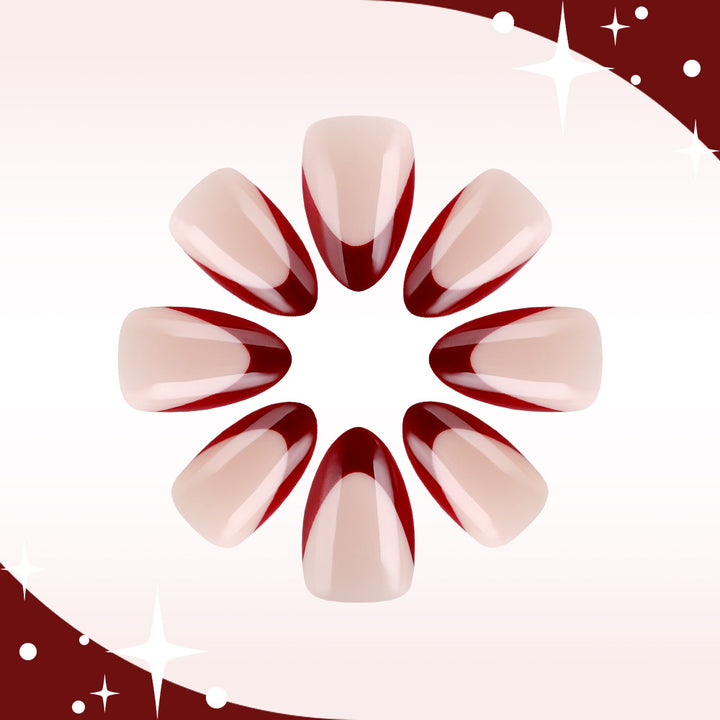 Elegante Ombre-Nagelkunst Karnz