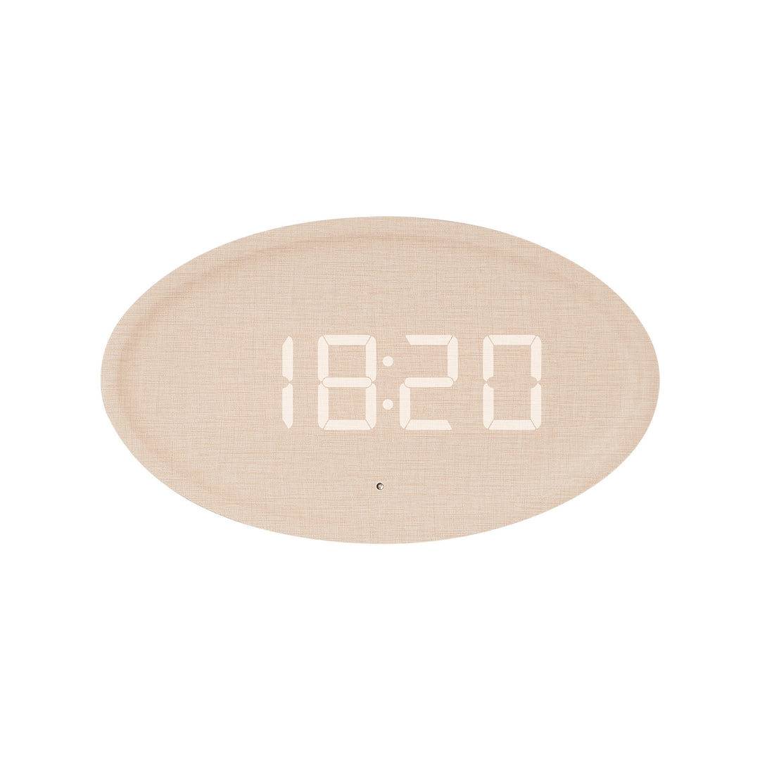 Digitale Wandmá Uhr im modernen minimalistischen Design Karnz