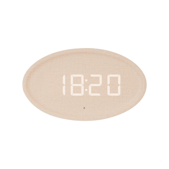 Digitale Wandmá Uhr im modernen minimalistischen Design Karnz