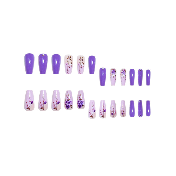 Floral Nail Art Extensions Karnz 1787913825