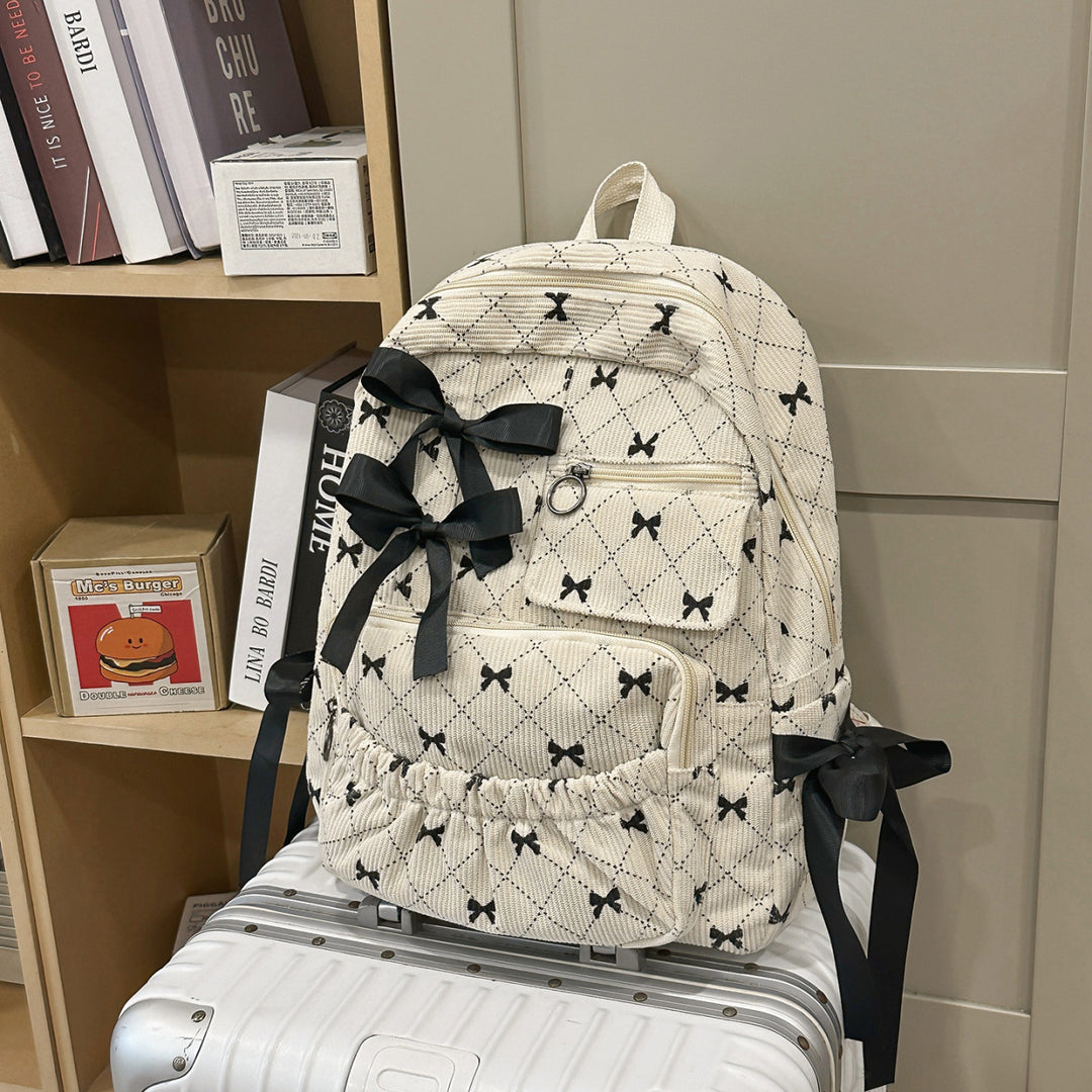 Trendy Bogen-Akzent Rucksack