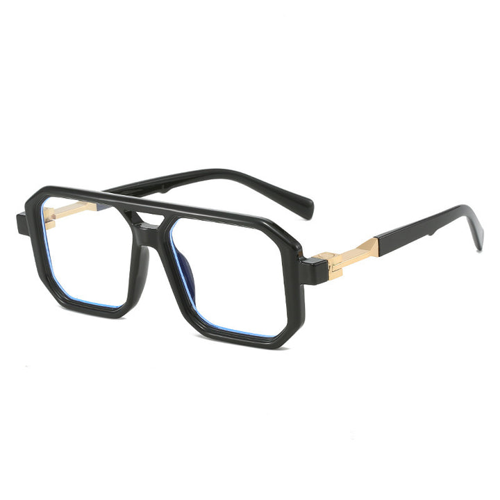 Fette Übergroße Achtkantige Sonnenbrille Karnz